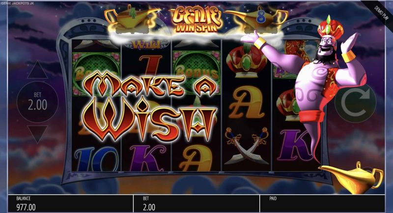 Genie Jackpots Bonus Feature