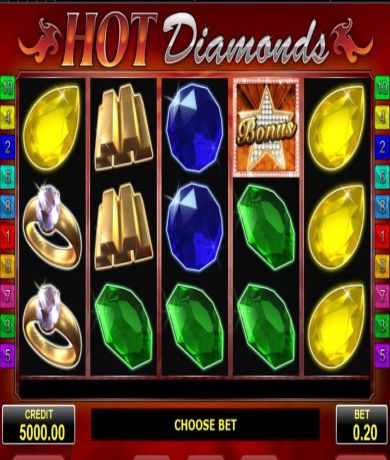 Jouez dès maintenant à la machine à sous Hot Diamonds d'Amatic gratuitement sur Casino Canada.