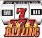 Symbol for hot shot progressive blazing 7s