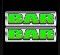 Symbol for hot shot progressive green bar