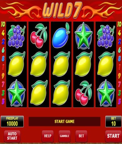 Profitez dès maintenant de la machine à sous Wild 7 d'Amatic gratuitement sur Casino Canada.