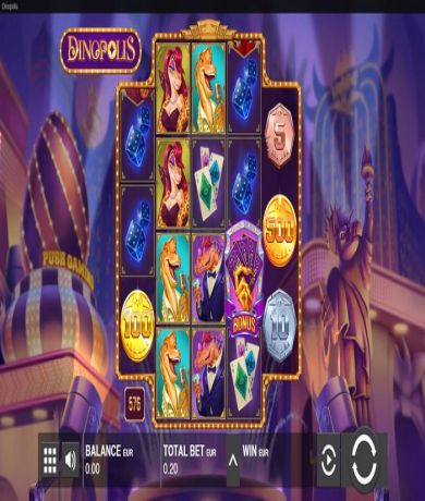 Jouez gratuitement à la machine à sous Dinopolis de Push Gaming maintenant sur Casino Canada.
