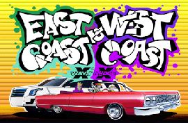 East Coast vs West Coast Slot Logo