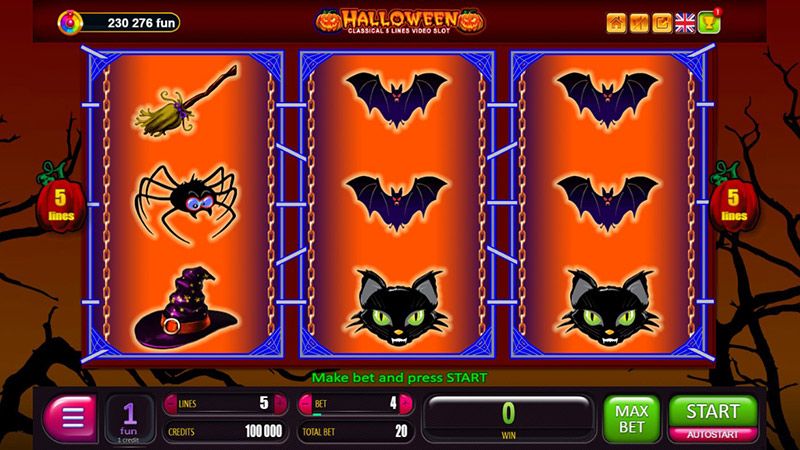 Halloween slot theme