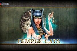 Temple Cats online slot logo