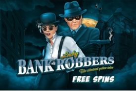 Lucky Bank Robbery Online Slot Logo