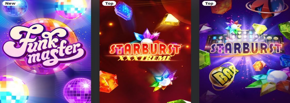 La gamme de jeux NetEnt