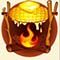 big foot symbol fire