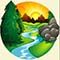 big foot symbol river