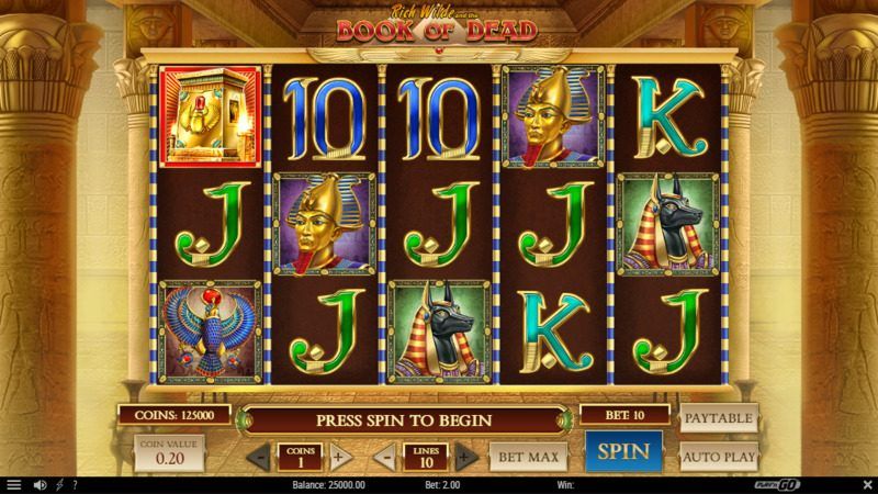 Book of Dead Slot gameplay