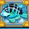 gold fish symbol blue fish