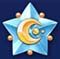 moon princess symbol blue star