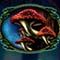 owl eyes symbol mushroom