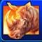 raging rhino symbol rhino