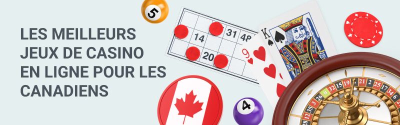 roulette, cartes à jouer et en-tête